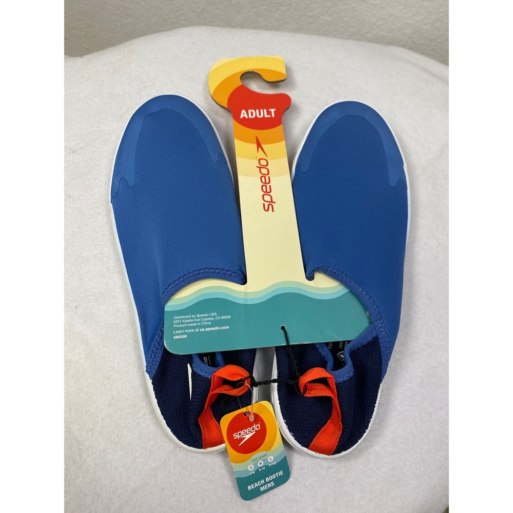 Speedo Mens Beach Bootie Water Shoes Blue Size 9/10‎ Adult